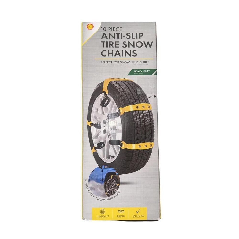 Snow Chains Car Anti Slip Tire Chains Adjustable Anti-Skid Chains Car Tire Snow - Picture 1 of 2